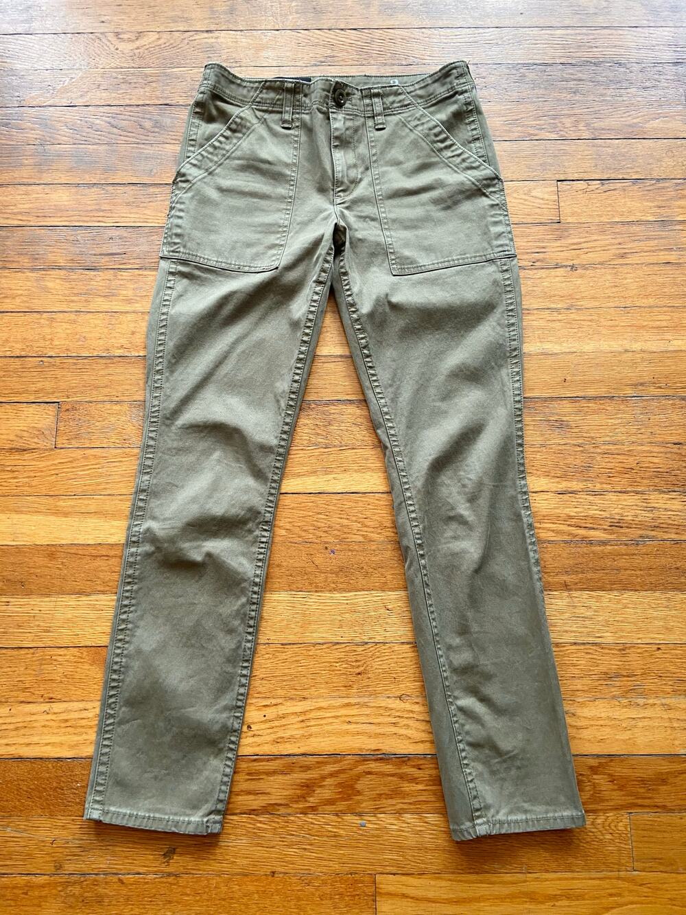 JCREW Army Green Skinny Chinos Womens sz 2